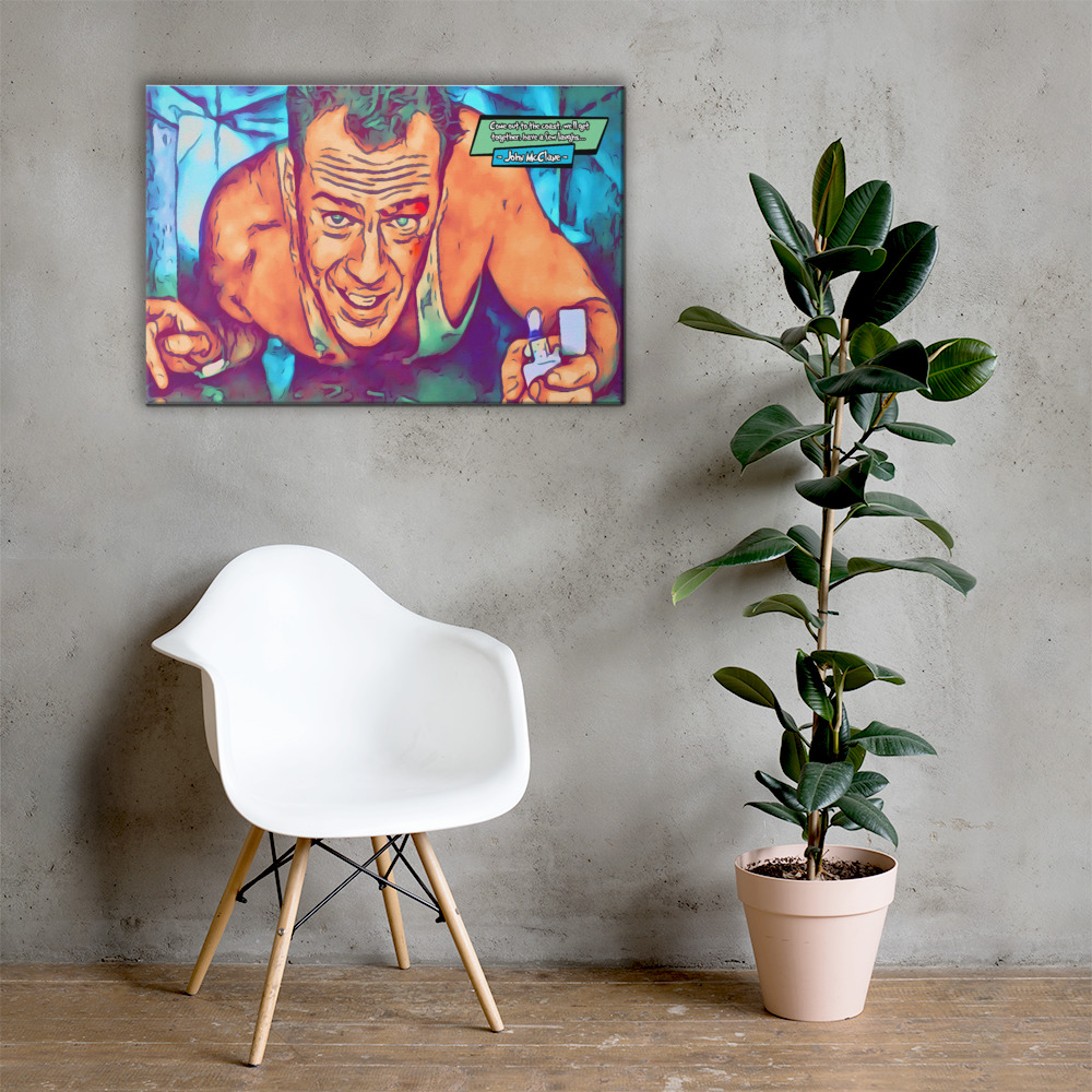 [JOHN MCCLANE - DIE HARD]– Comic Icons Art (Available in 3 formats and 3 different sizes)
