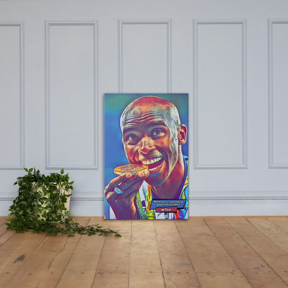 [MO FARAH]– Comic Icons Art (Available in 3 formats and 3 different sizes)