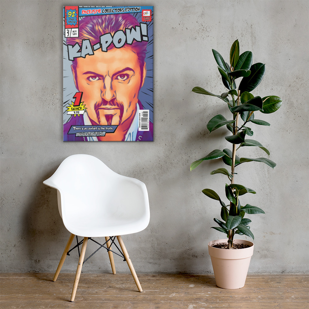 [GEORGE MICHAEL] – Comic Book Cover Art (Available in 3 formats and 3 different sizes)