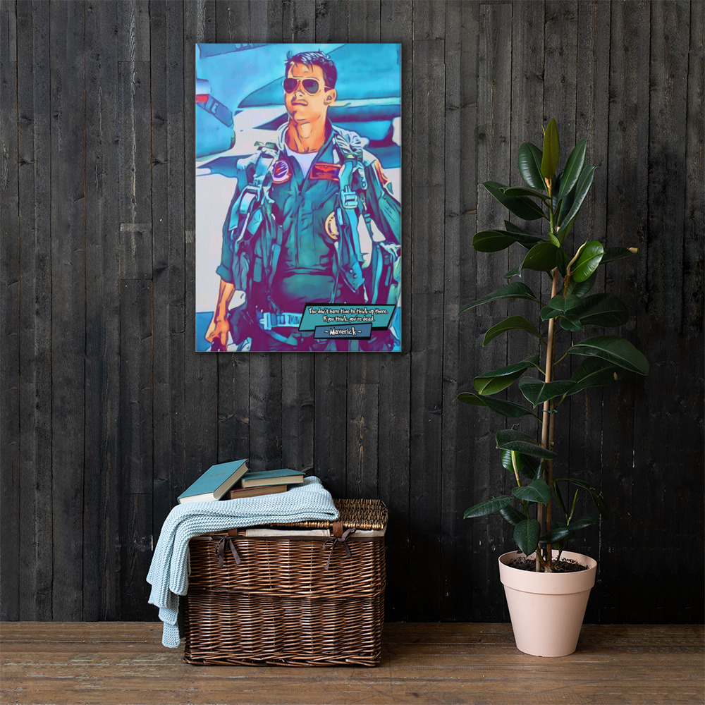 [MAVERICK - TOP GUN]– Comic Icons Art (Available in 3 formats and 3 different sizes)