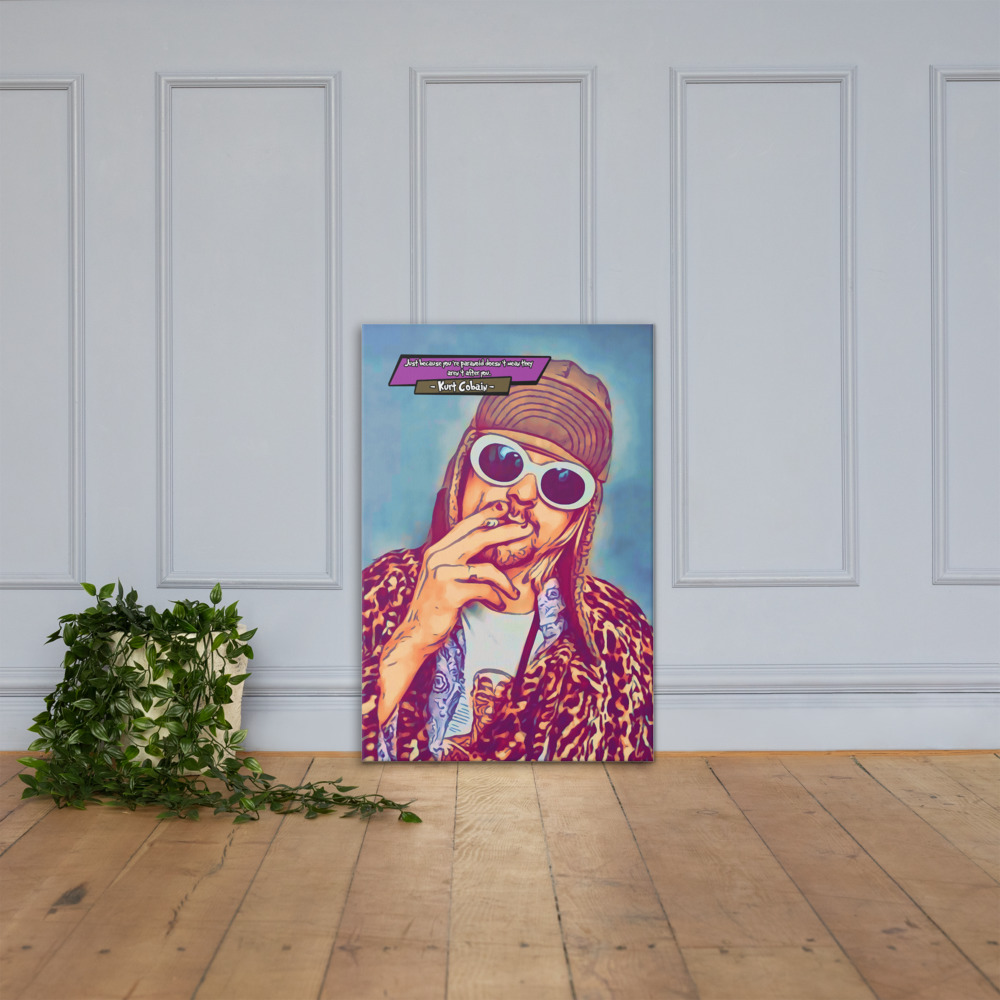 [KURT COBAIN]– Comic Icons Art (Available in 3 formats and 3 different sizes)