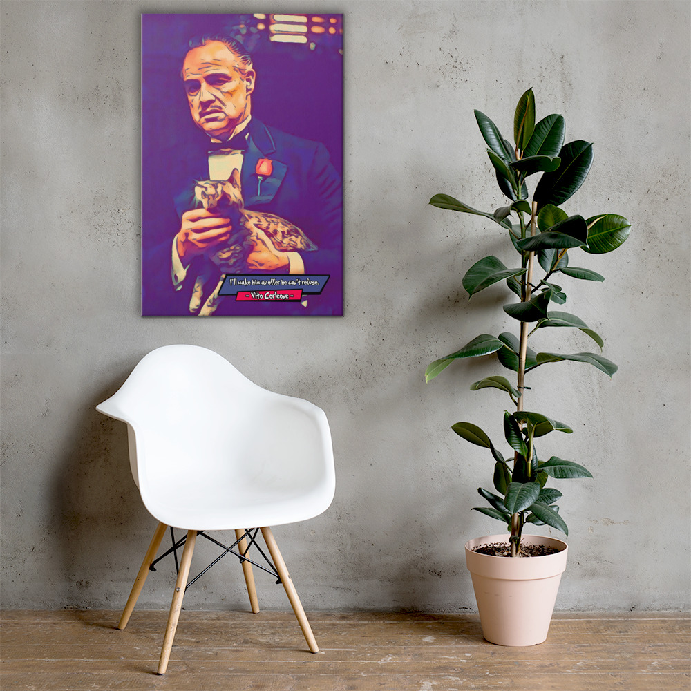 [THE GODFATHER]– Comic Icons Art (Available in 3 formats and 3 different sizes)