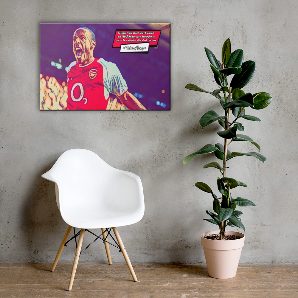 [THIERRY HENRY]– Comic Icons Art (Available in 3 formats and 3 different sizes)