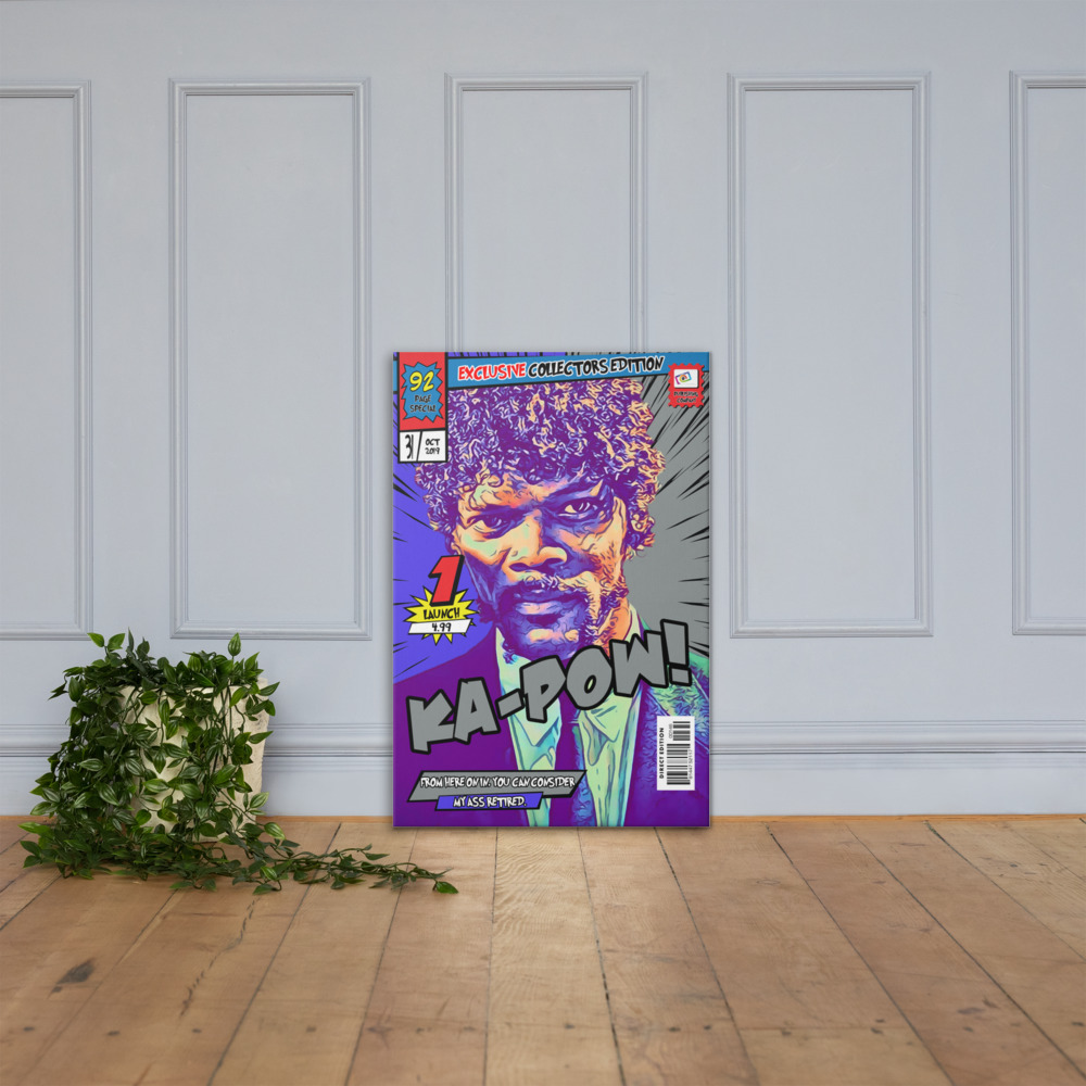 [JULES WINNFIELD - PULP FICTION] – Comic Book Cover Art (Available in 3 formats and 3 different sizes)
