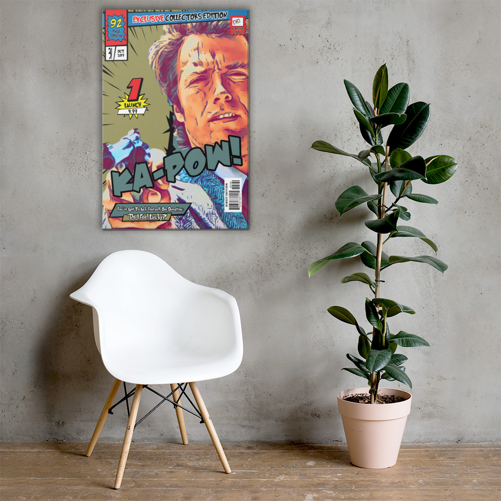 [HARRY CALLAHAN - DIRTY HARRY] – Comic Book Cover Art (Available in 3 formats and 3 different sizes)