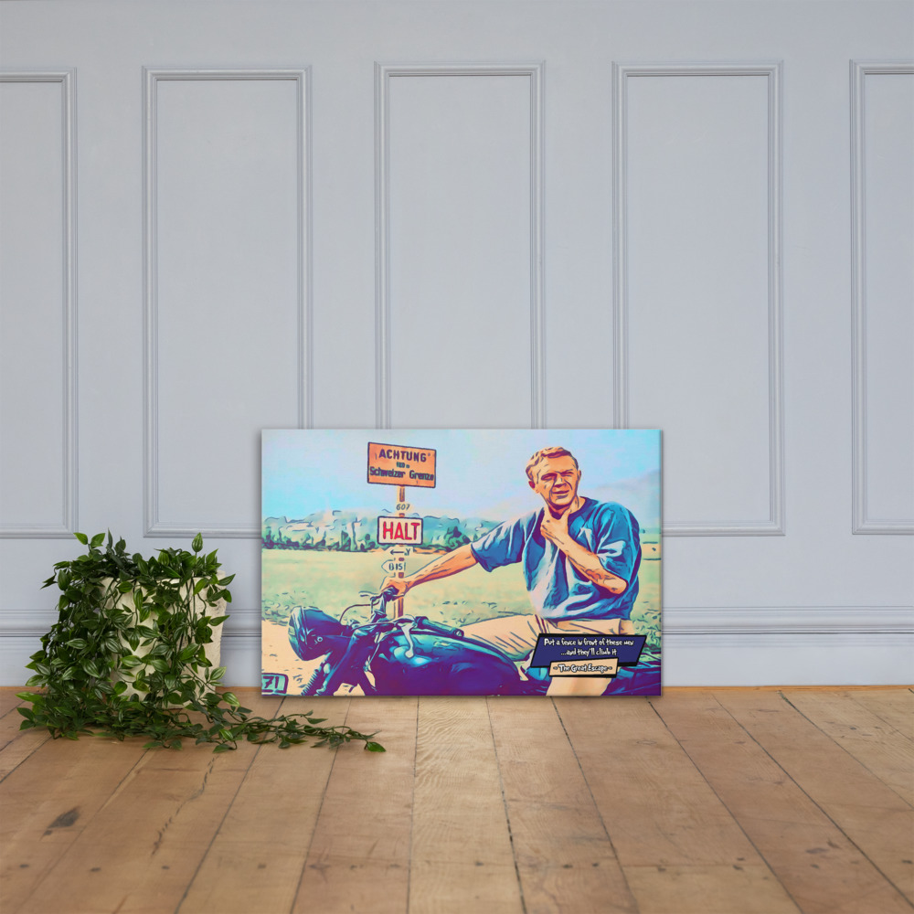 [THE GREAT ESCAPE]– Comic Icons Art (Available in 3 formats and 3 different sizes)