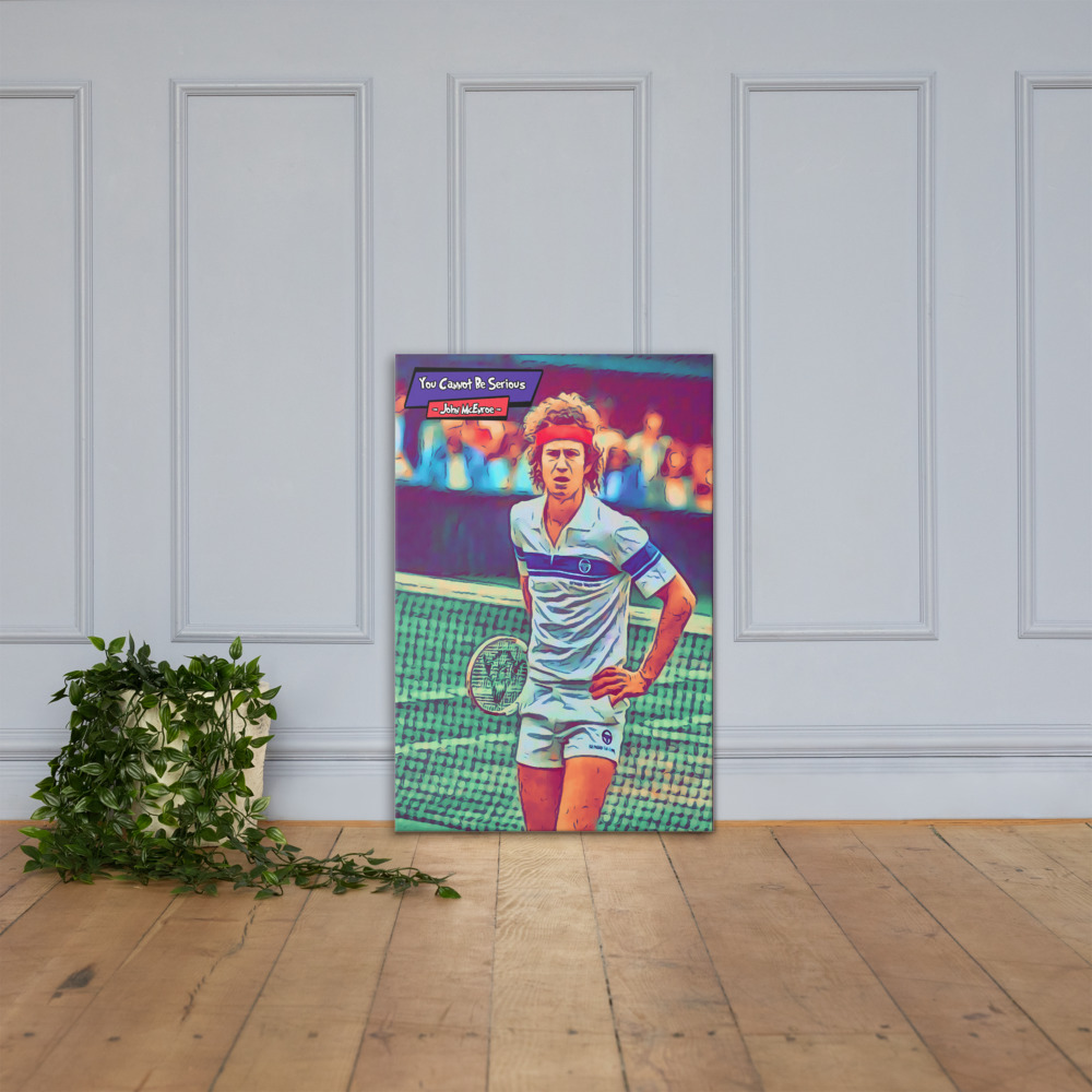 [JOHN MCENROE]– Comic Icons Art (Available in 3 formats and 3 different sizes)