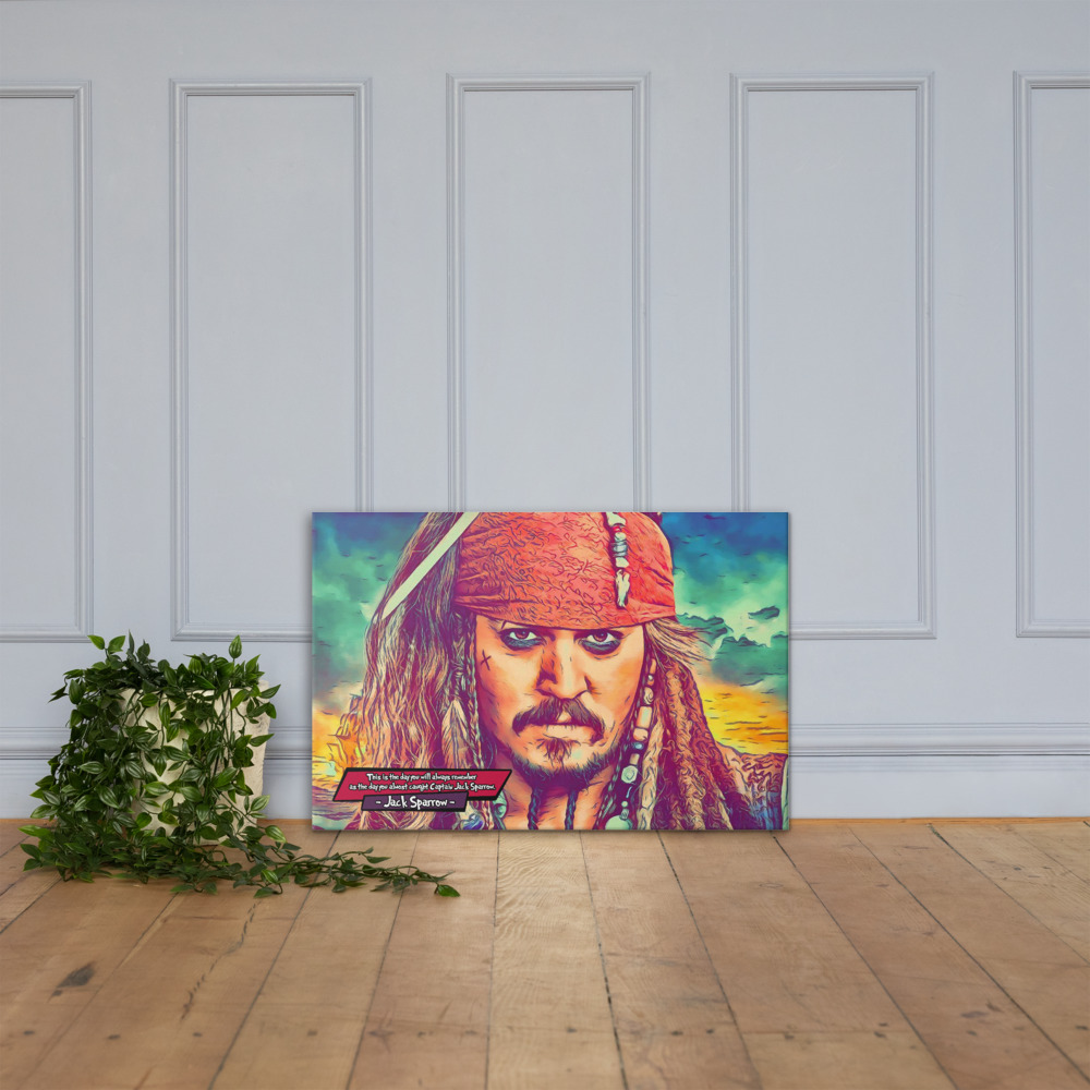 [JACK SPARROW]– Comic Icons Art (Available in 3 formats and 3 different sizes)