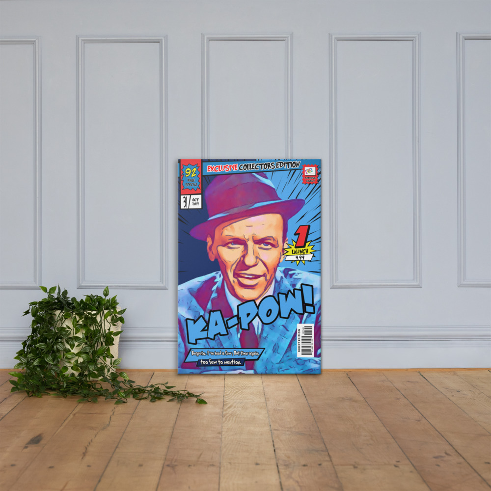 [FRANK SINATRA] – Comic Book Cover Art (Available in 3 formats and 3 different sizes)