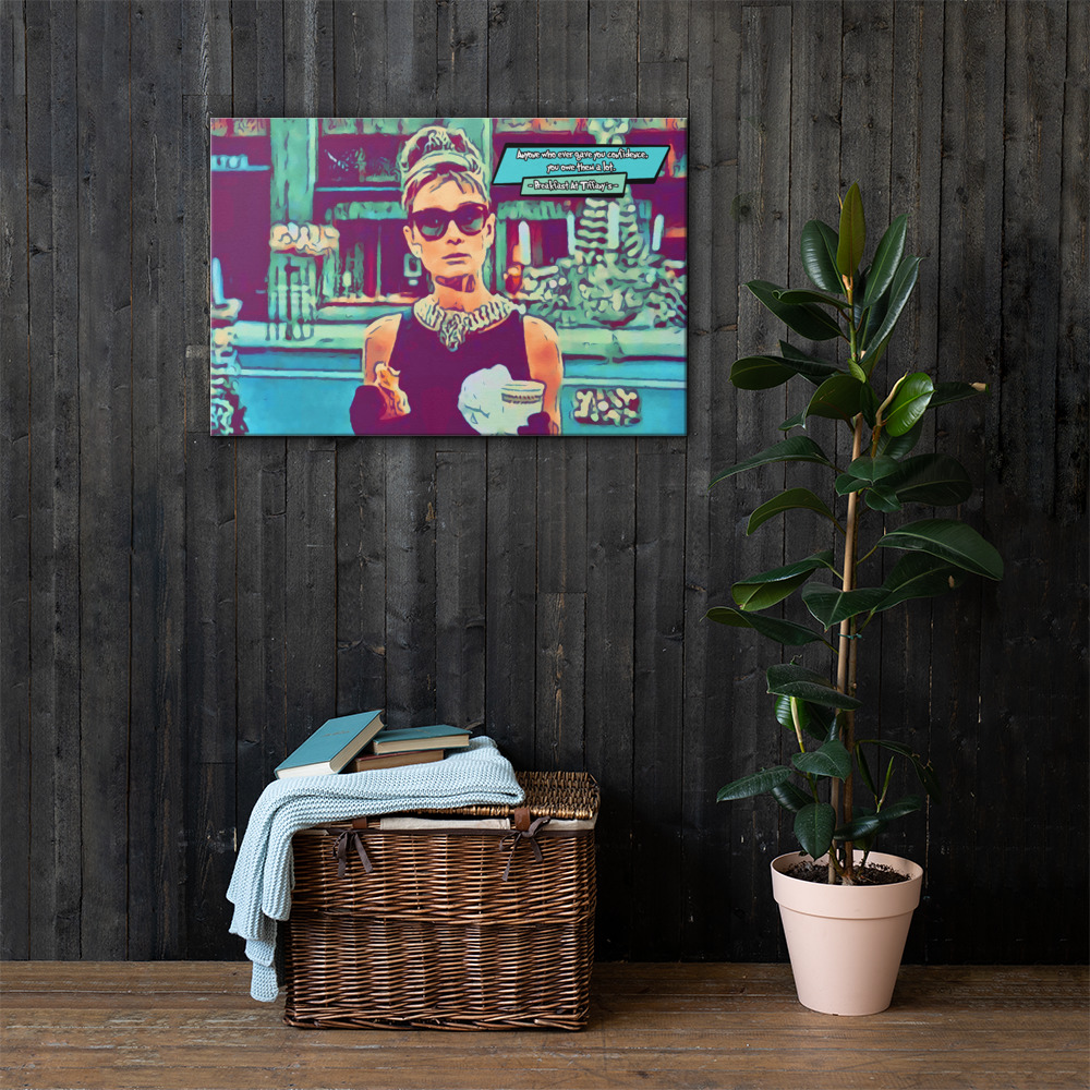 [BREAKFAST AT TIFFANYS]– Comic Icons Art (Available in 3 formats and 3 different sizes)