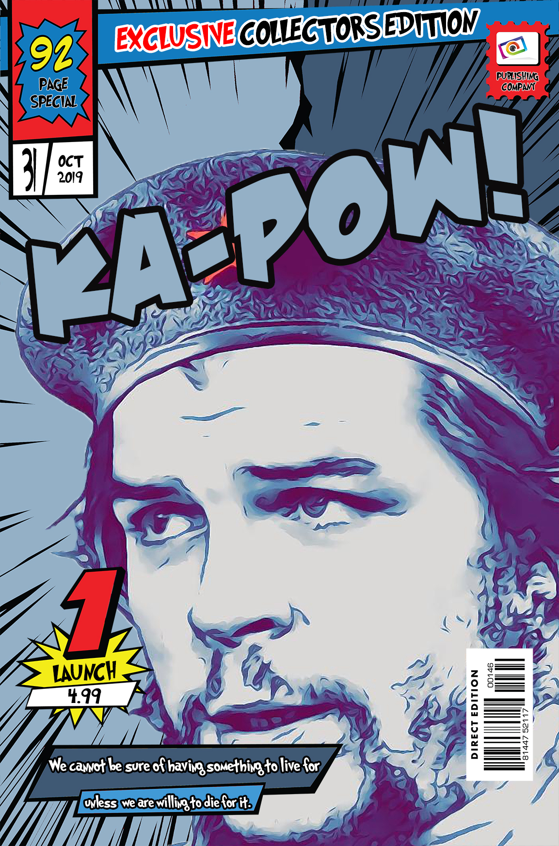 [CHE GUEVERA] – Comic Book Cover Art (Available in 3 formats and 3 different sizes)