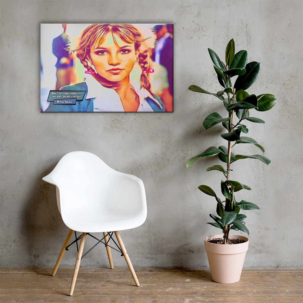 [BRITNEY SPEARS]– Comic Icons Art (Available in 3 formats and 3 different sizes)