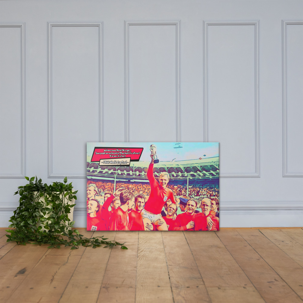 [ENGLAND WORLD CUP 1966]– Comic Icons Art (Available in 3 formats and 3 different sizes)