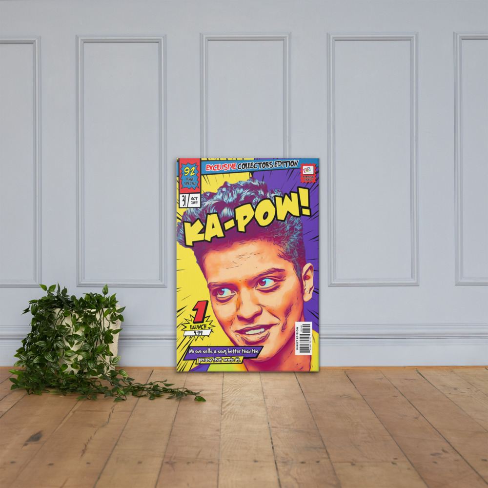 [BRUNO MARS] – Comic Book Cover Art (Available in 3 formats and 3 different sizes)