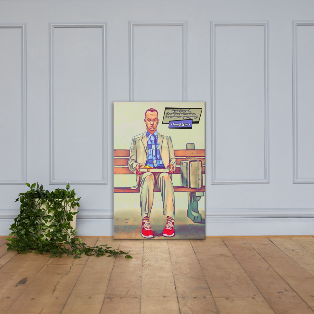 [FORREST GUMP]– Comic Icons Art (Available in 3 formats and 3 different sizes)
