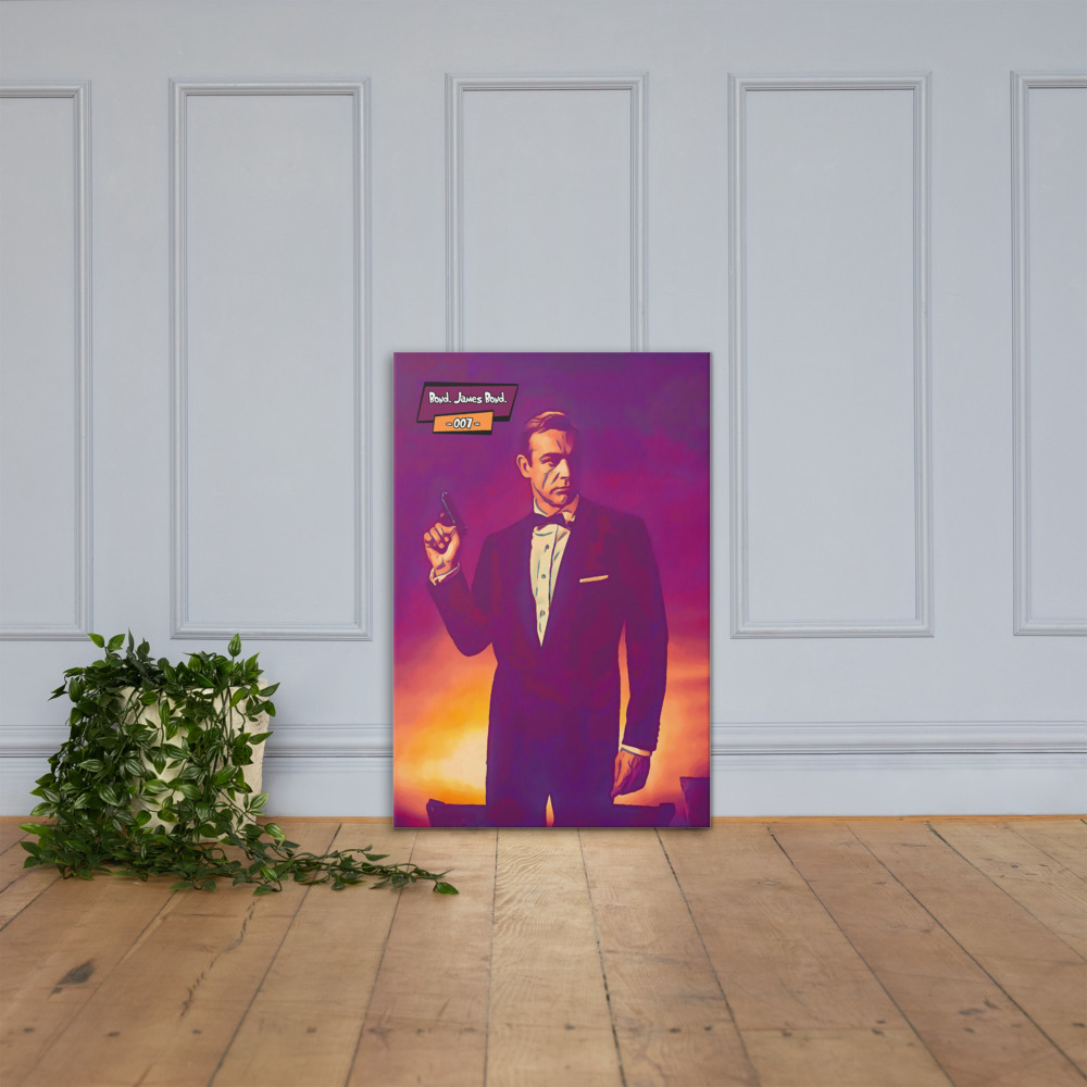 [SEAN CONNERY - 007] – Comic Icons Art (Available in 3 formats and 3 different sizes)