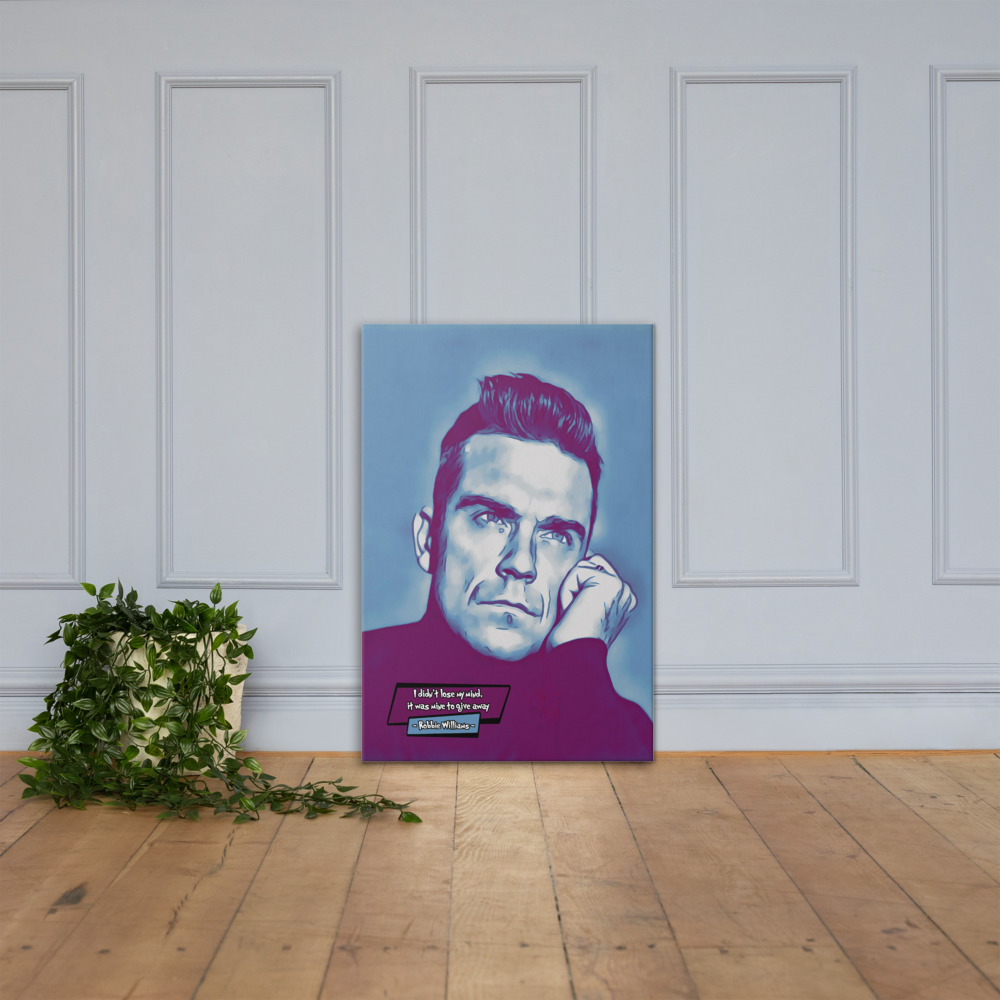 [ROBBIE WILLIAMS]– Comic Icons Art (Available in 3 formats and 3 different sizes)