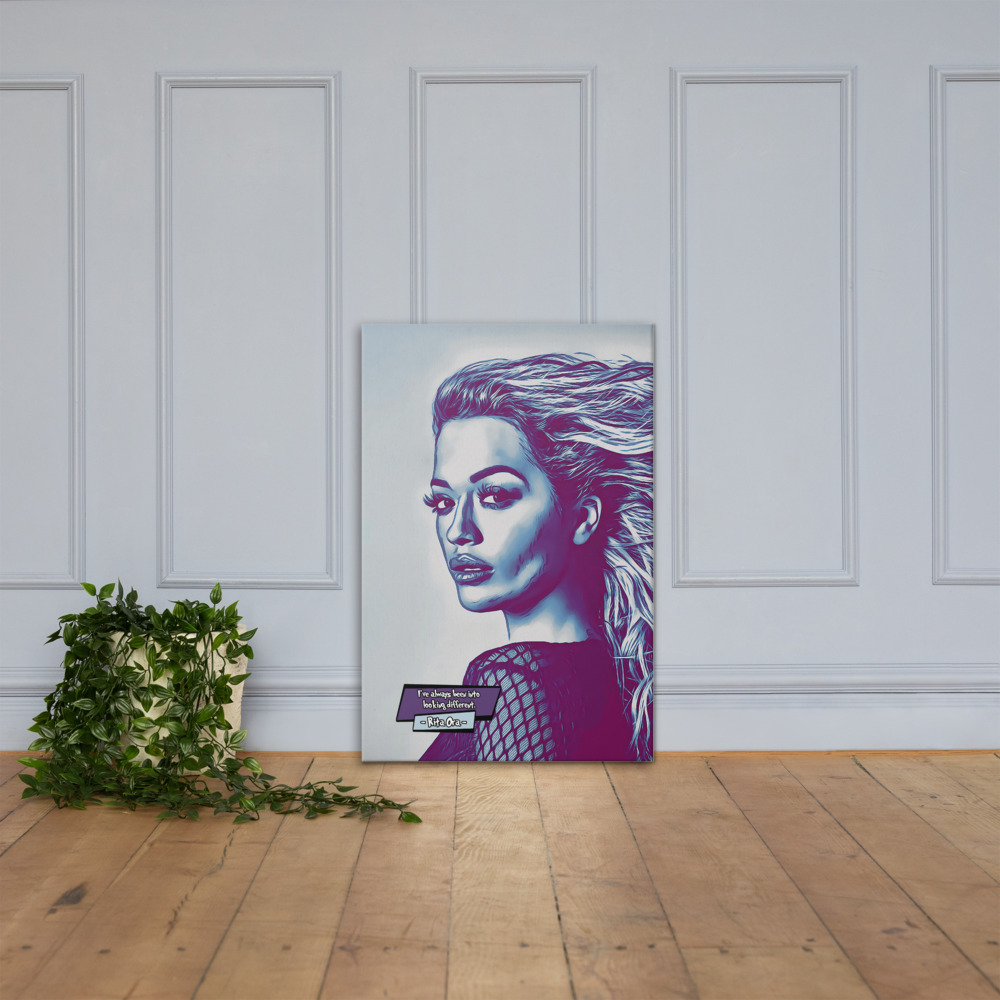 [RITA ORA]– Comic Icons Art (Available in 3 formats and 3 different sizes)