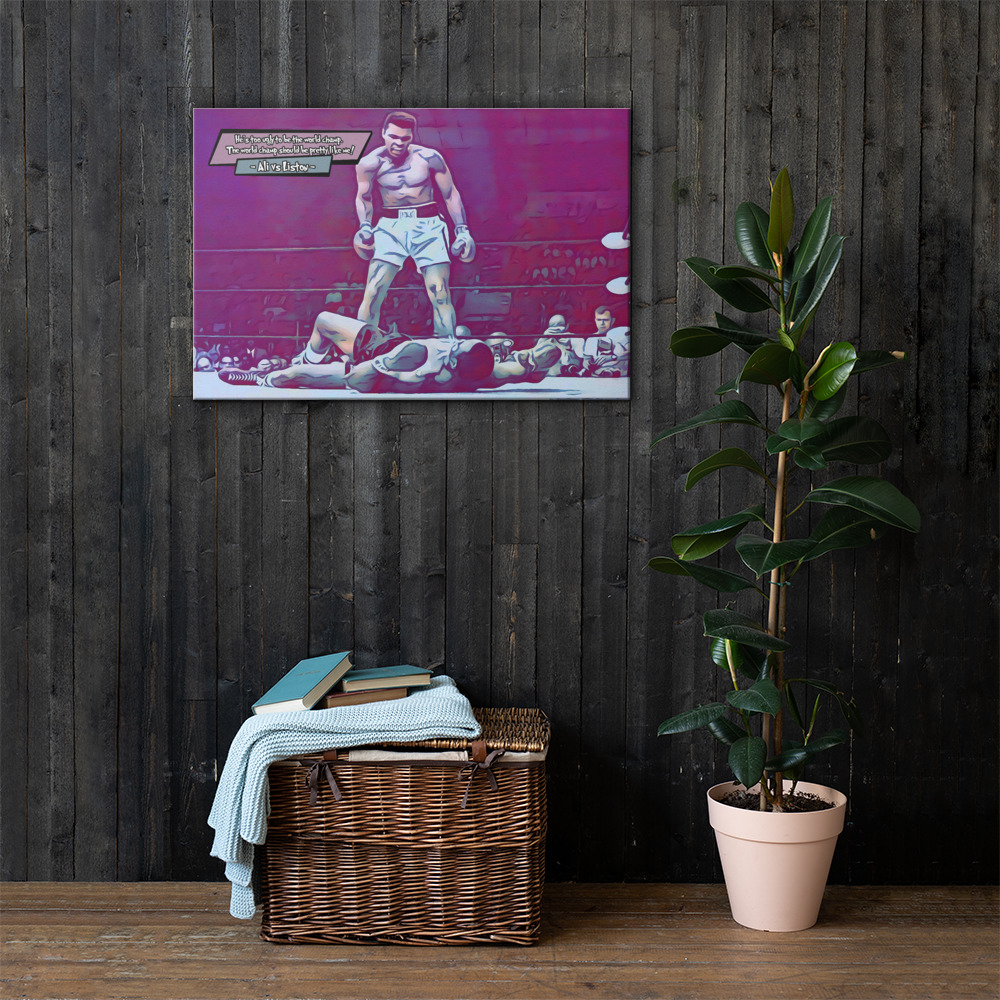 [ALI VS LISTON]– Comic Icons Art (Available in 3 formats and 3 different sizes)