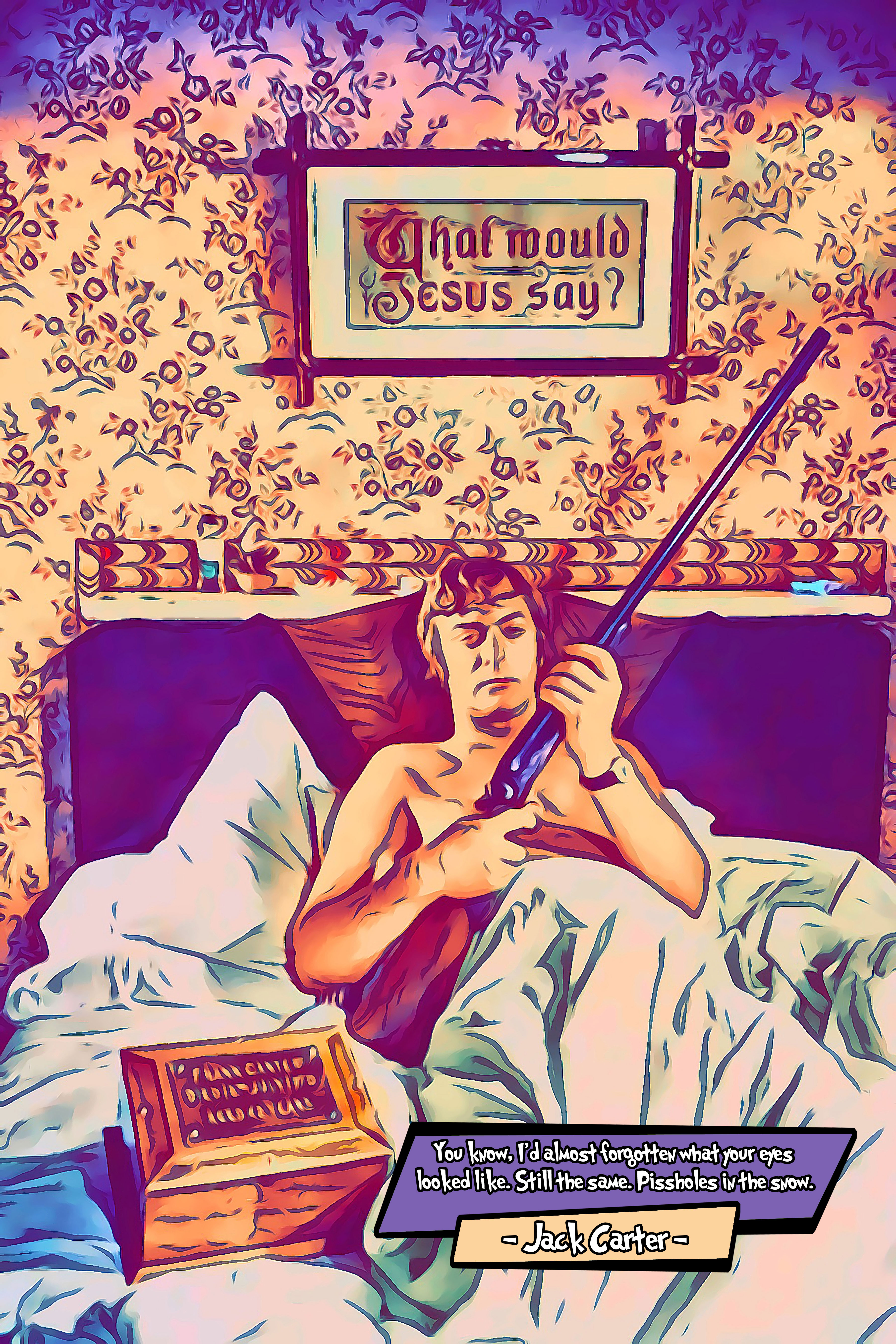 [GET CARTER]– Comic Icons Art (Available in 3 formats and 3 different sizes)