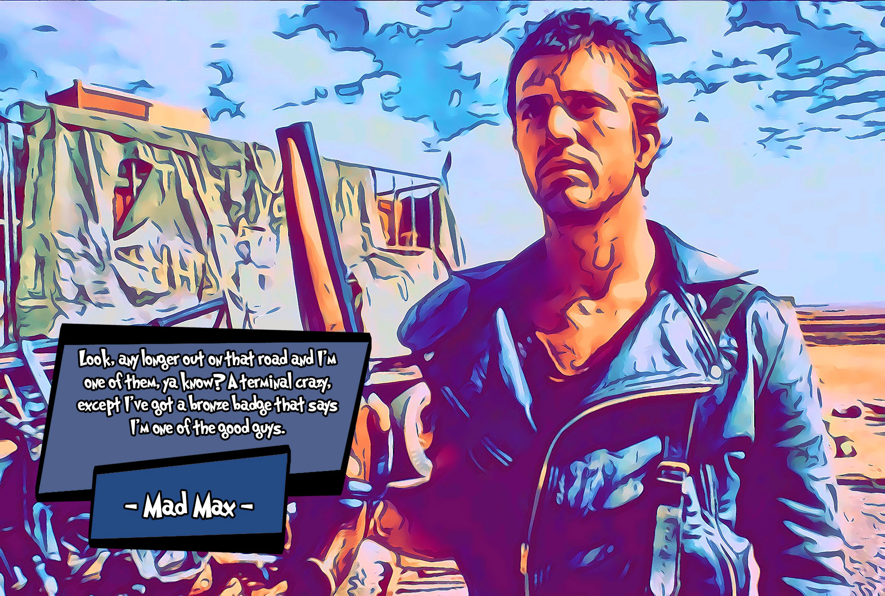 [MAD MAX]– Comic Icons Art (Available in 3 formats and 3 different sizes)