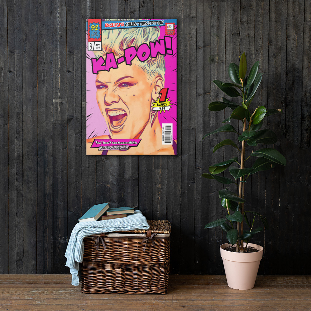 [PINK] – Comic Book Cover Art (Available in 3 formats and 3 different sizes)