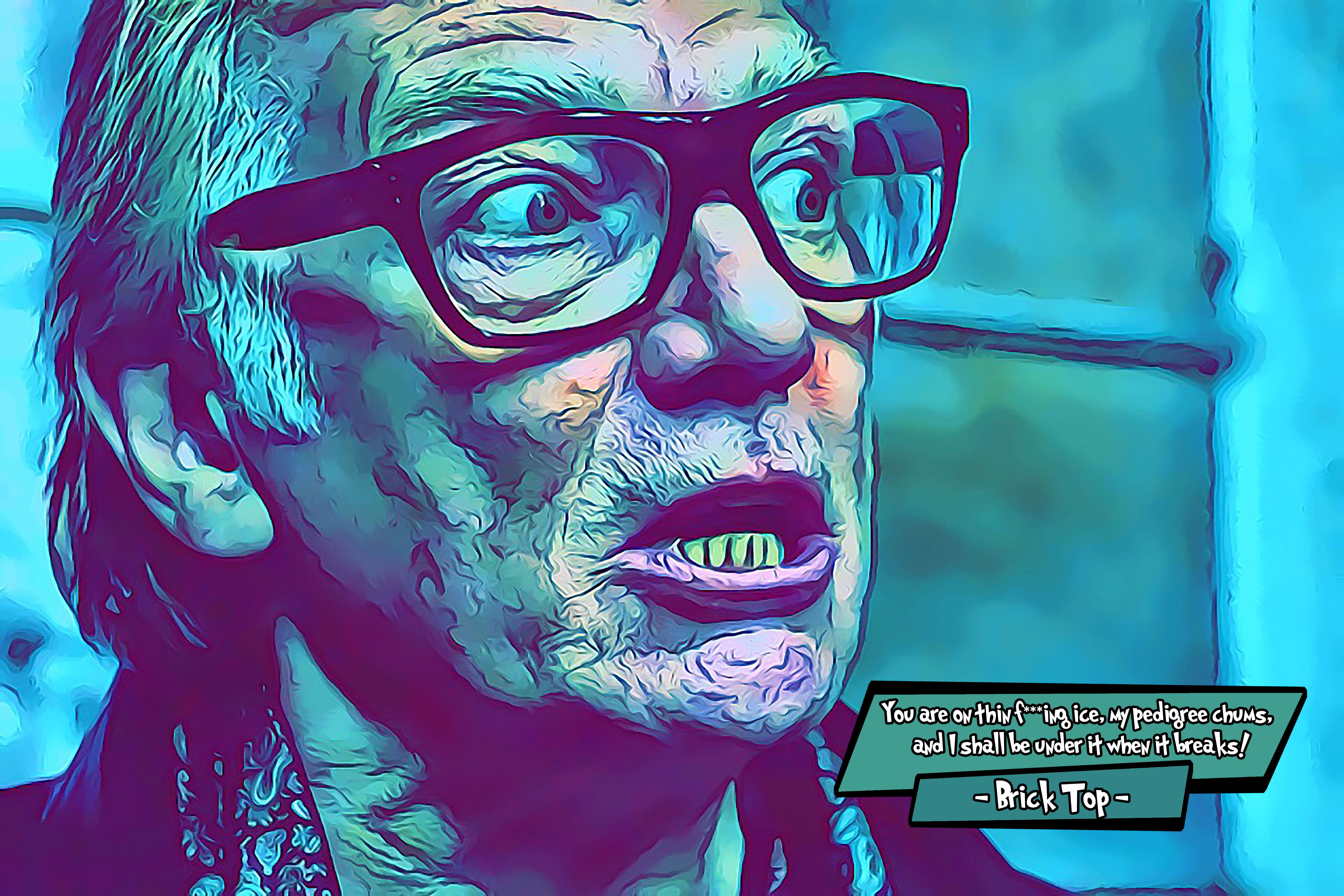 [BRICKTOP - SNATCH]– Comic Icons Art (Available in 3 formats and 3 different sizes)