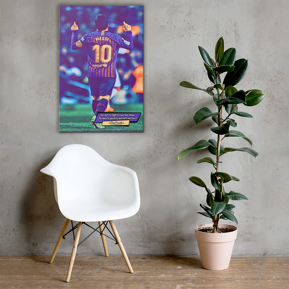 [LEO MESSI]– Comic Icons Art (Available in 3 formats and 3 different sizes)