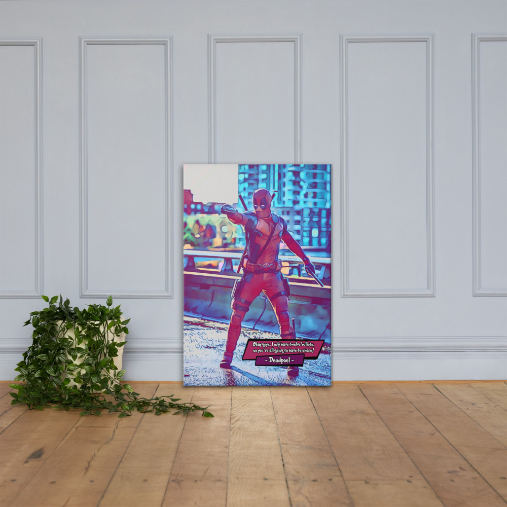 [DEADPOOL]– Comic Icons Art (Available in 3 formats and 3 different sizes)