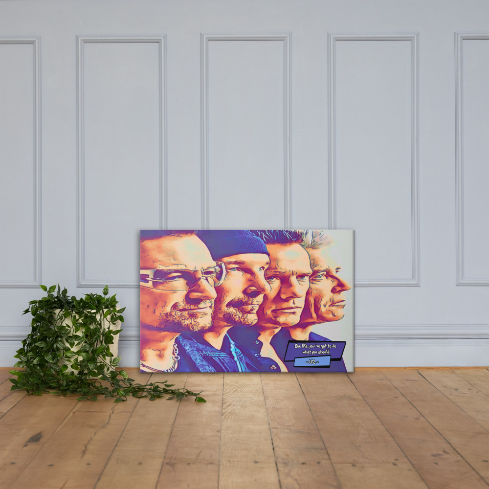 [U2]– Comic Icons Art (Available in 3 formats and 3 different sizes)