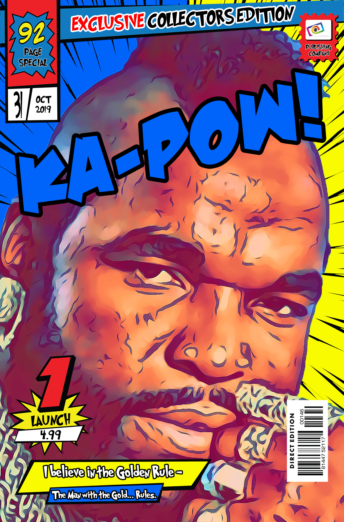 [MR T] – Comic Book Cover Art (Available in 3 formats and 3 different sizes)