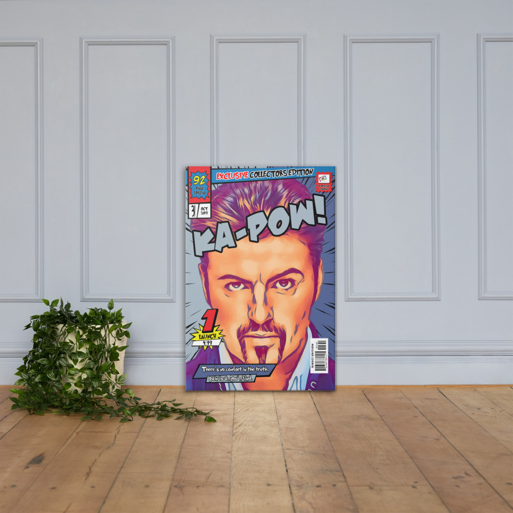 [GEORGE MICHAEL] – Comic Book Cover Art (Available in 3 formats and 3 different sizes)