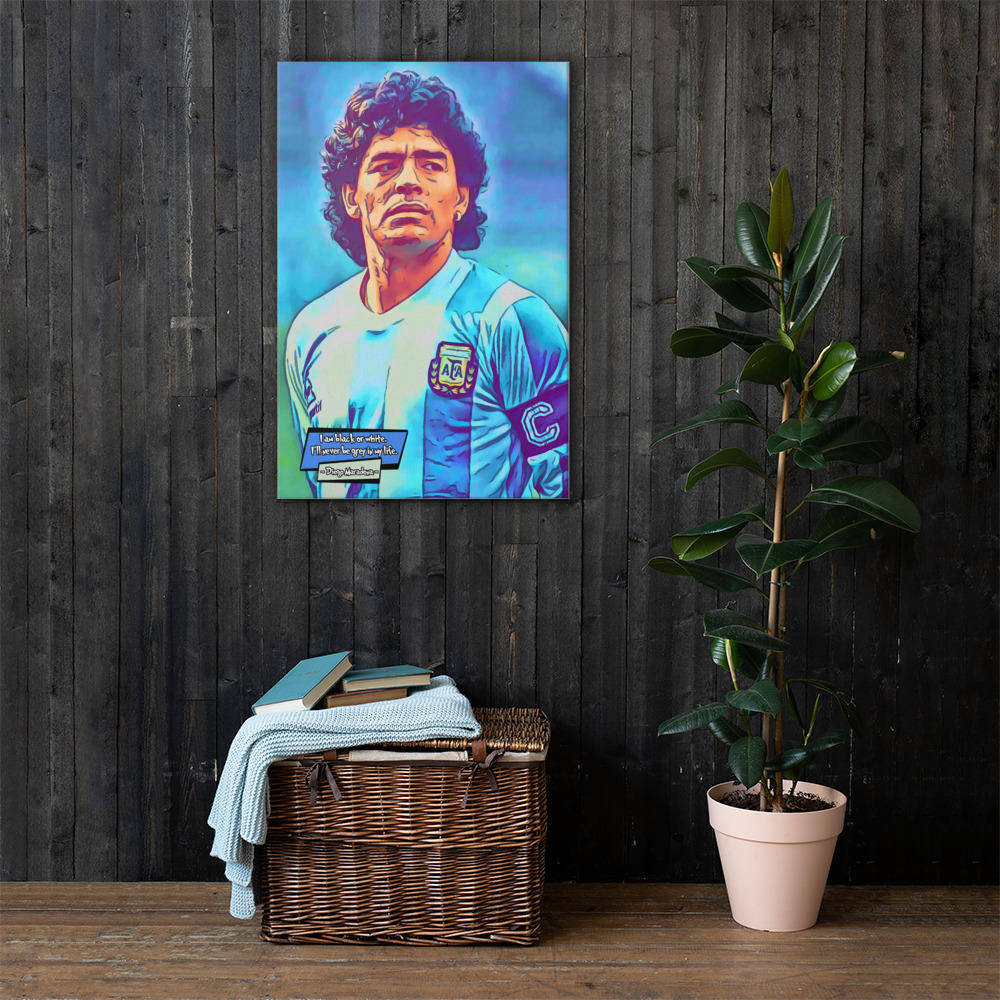 [DIEGO MARADONA]– Comic Icons Art (Available in 3 formats and 3 different sizes)