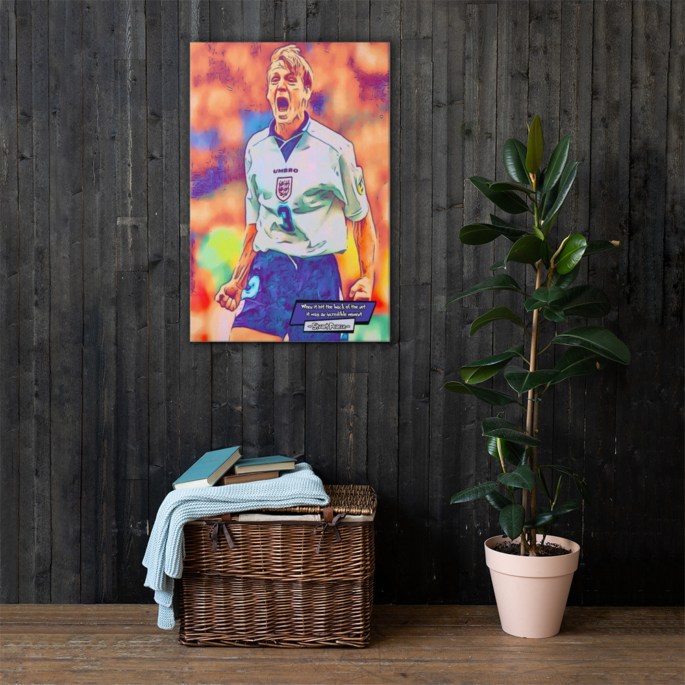 [STUART PEARCE - EURO 96]– Comic Icons Art (Available in 3 formats and 3 different sizes)