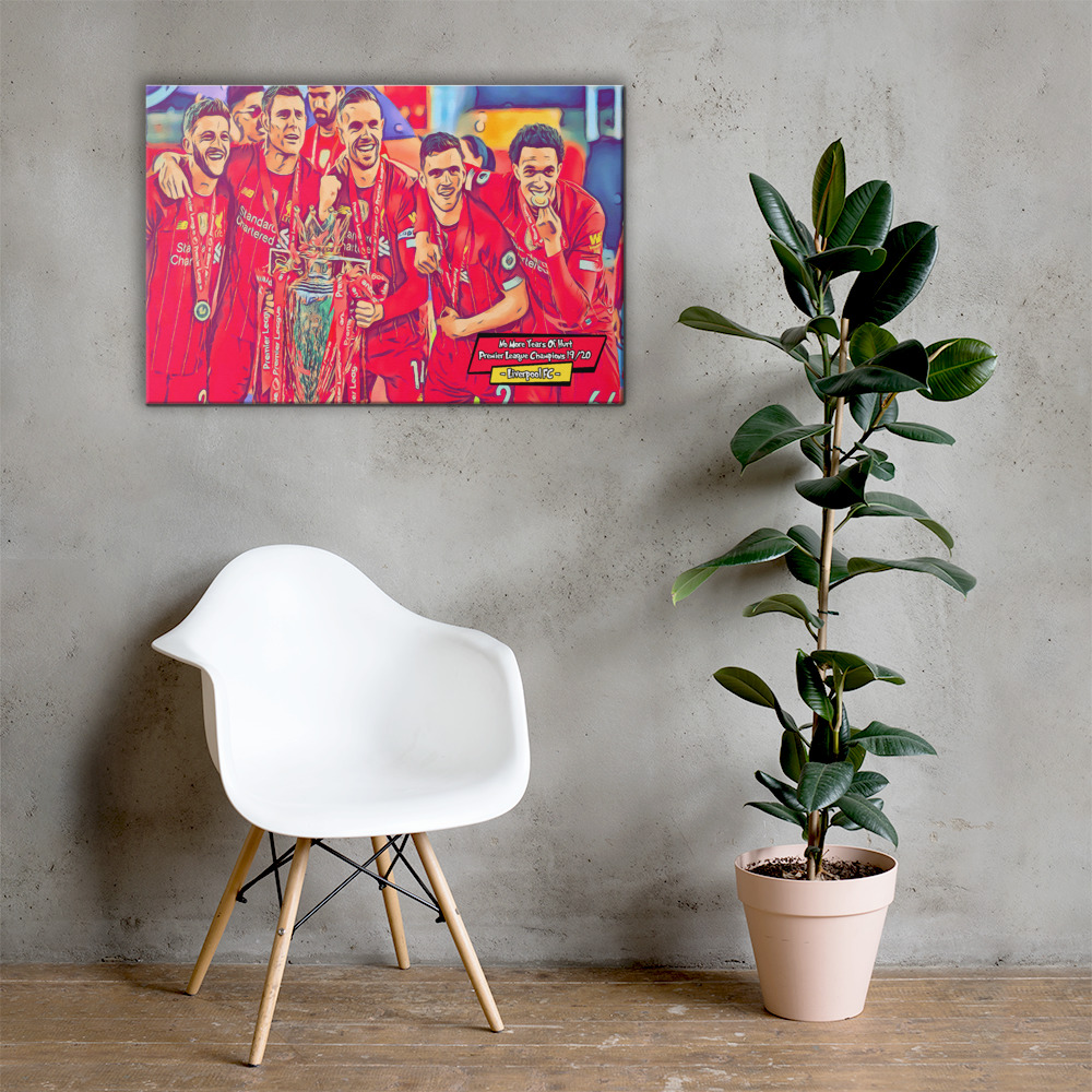 [LIVERPOOL - PREMIER LEAGUE CHAMPIONS 2019/20]– Comic Icons Art (Available in 3 formats and 3 different sizes)