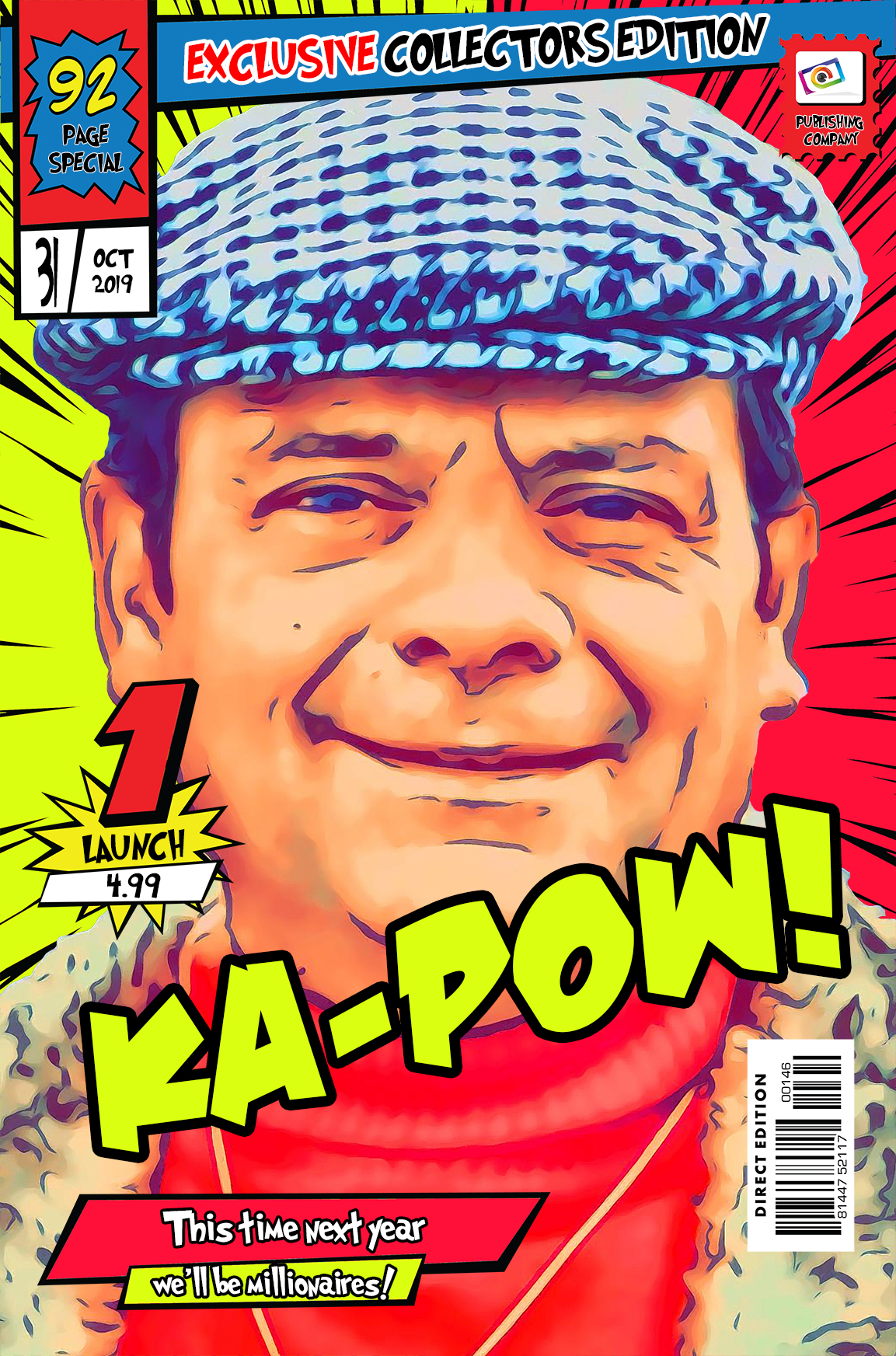 [DEL BOY] – Comic Book Cover Art (Available in 3 formats and 3 different sizes)