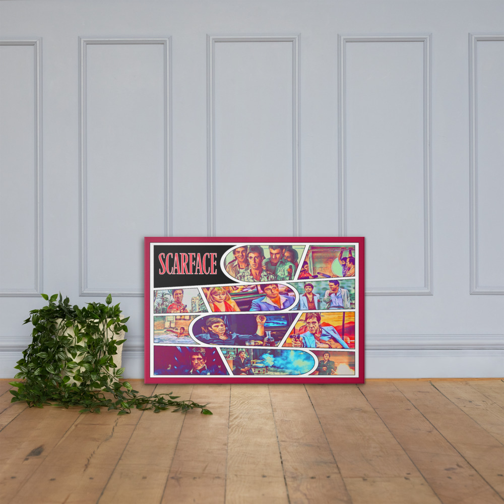 [SCARFACE] – Comic Strip Art (Available in 3 formats and 3 different sizes)