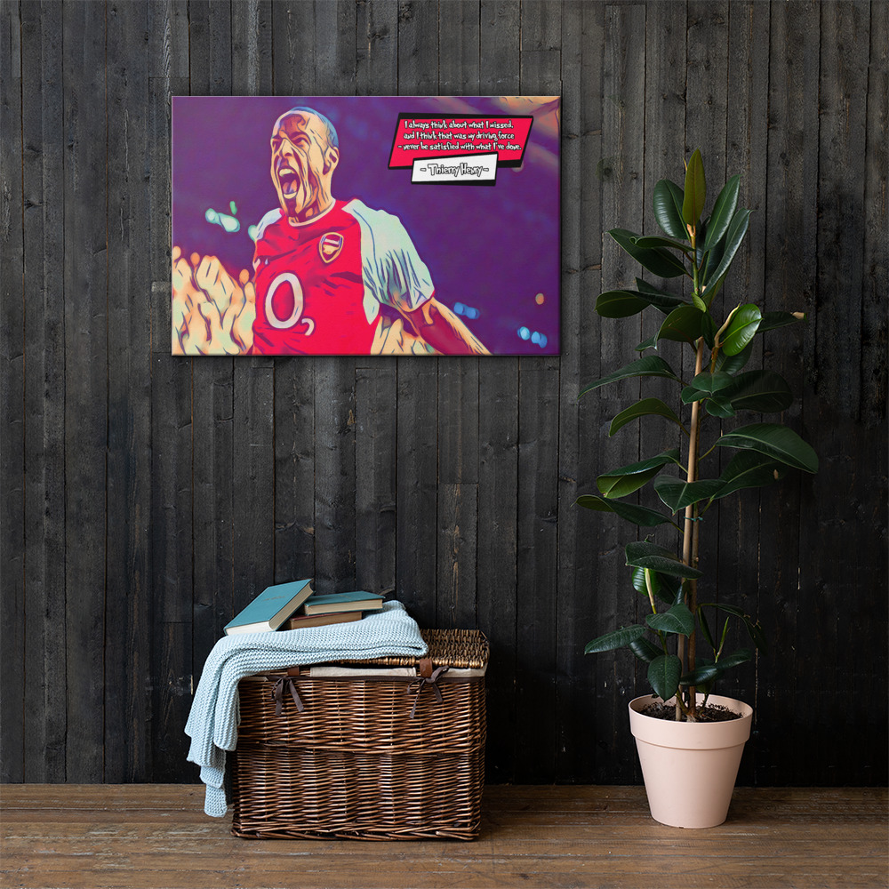 [THIERRY HENRY]– Comic Icons Art (Available in 3 formats and 3 different sizes)