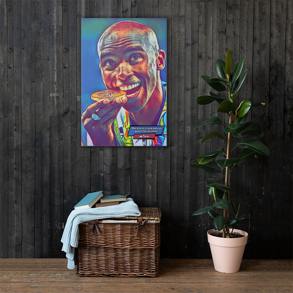 [MO FARAH]– Comic Icons Art (Available in 3 formats and 3 different sizes)