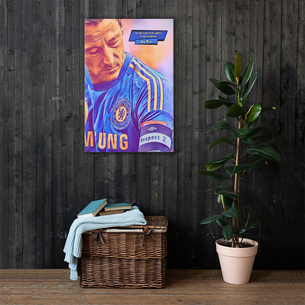 [JOHN TERRY]– Comic Icons Art (Available in 3 formats and 3 different sizes)