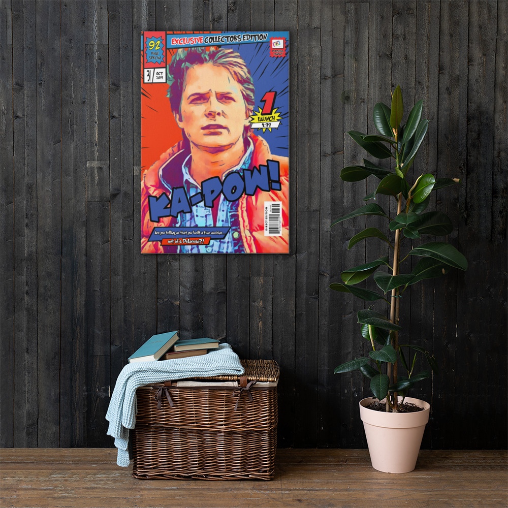 [MARTY MCFLY] – Comic Book Cover Art (Available in 3 formats and 3 different sizes)