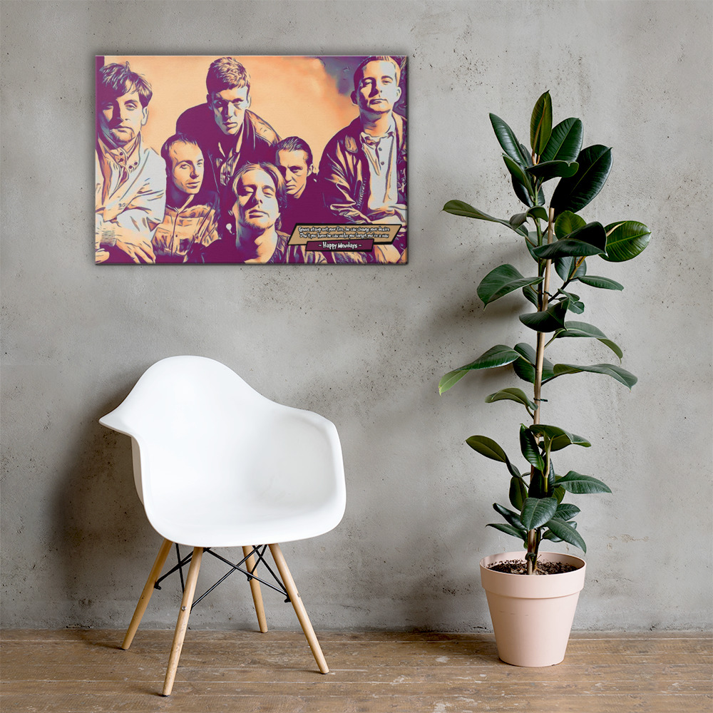 [HAPPY MONDAYS]– Comic Icons Art (Available in 3 formats and 3 different sizes)