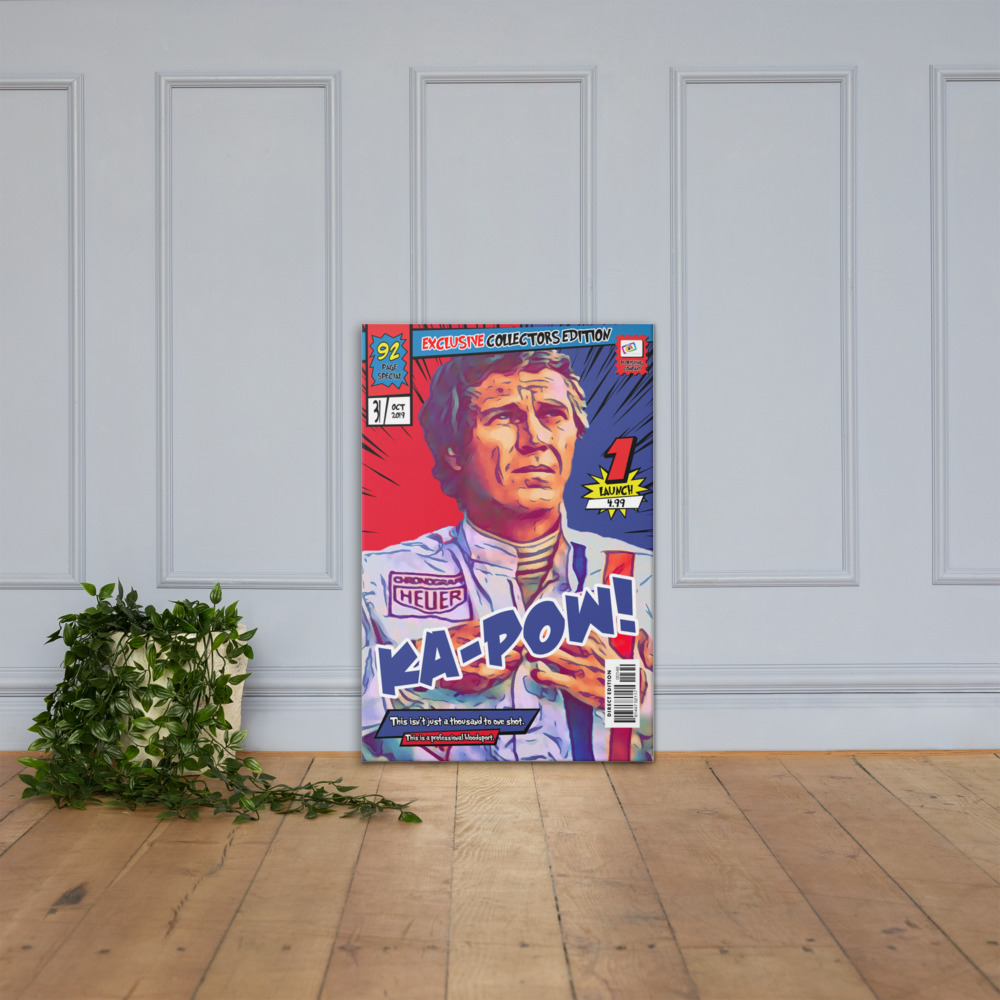 [STEVE MCQUEEN] – Comic Book Cover Art (Available in 3 formats and 3 different sizes)