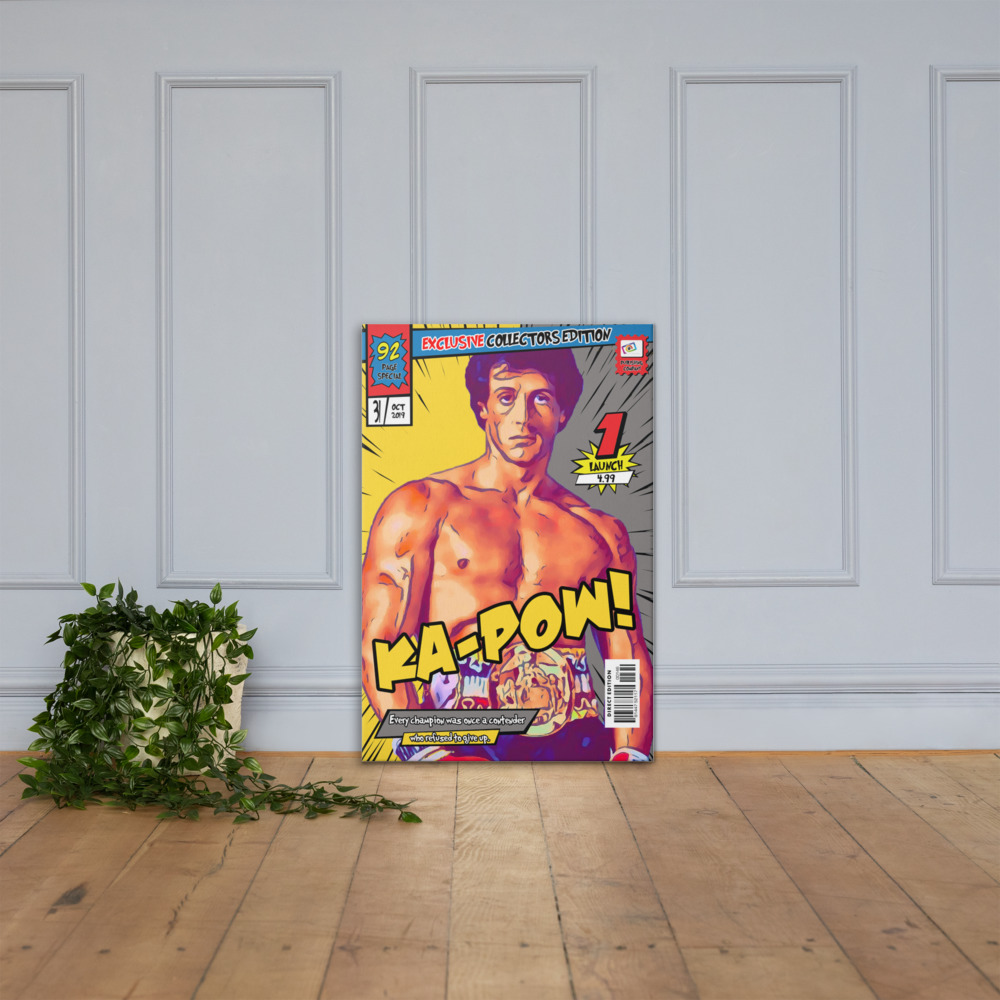 [ROCKY] – Comic Book Cover Art (Available in 3 formats and 3 different sizes)