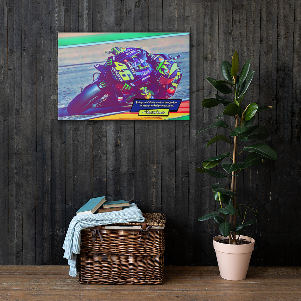 [VALENTINO ROSSI]– Comic Icons Art (Available in 3 formats and 3 different sizes)