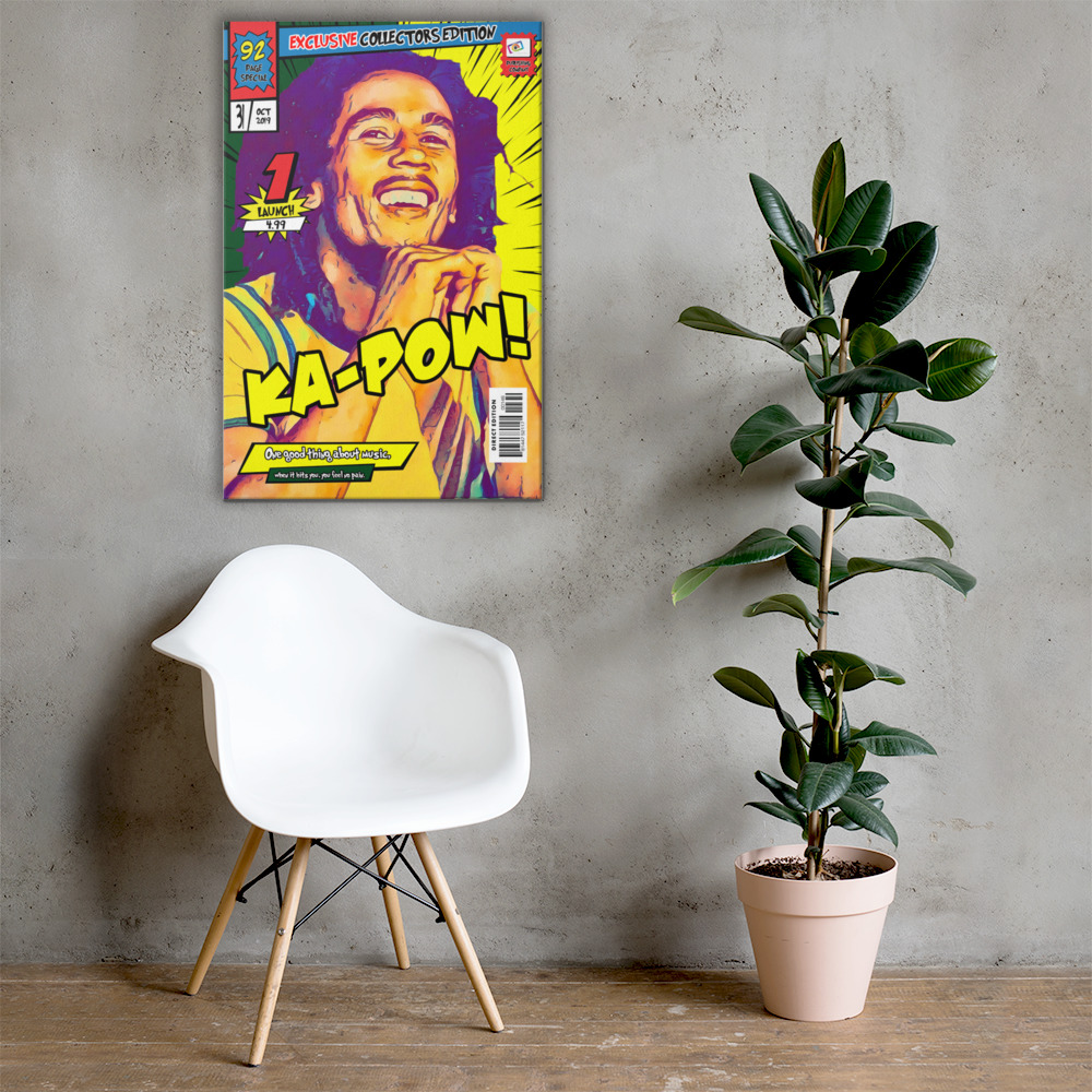 [BOB MARLEY] – Comic Book Cover Art (Available in 3 formats and 3 different sizes)