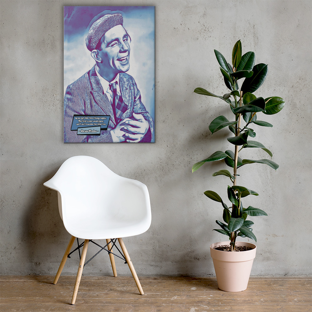 [NORMAN WISDOM]– Comic Icons Art (Available in 3 formats and 3 different sizes)