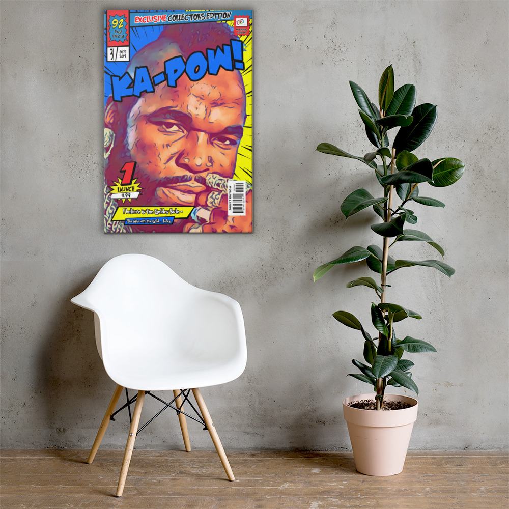 [MR T] – Comic Book Cover Art (Available in 3 formats and 3 different sizes)