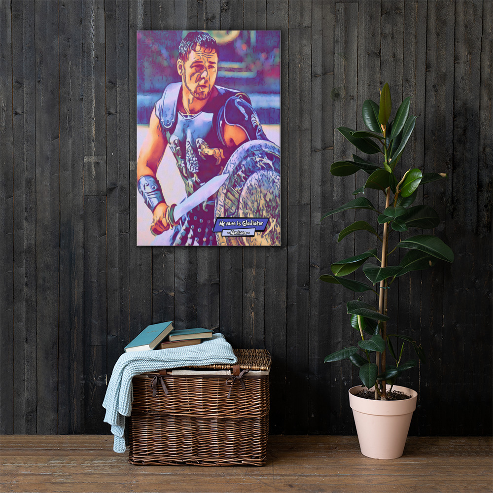 [MAXIMUS - GLADIATOR]– Comic Icons Art (Available in 3 formats and 3 different sizes)