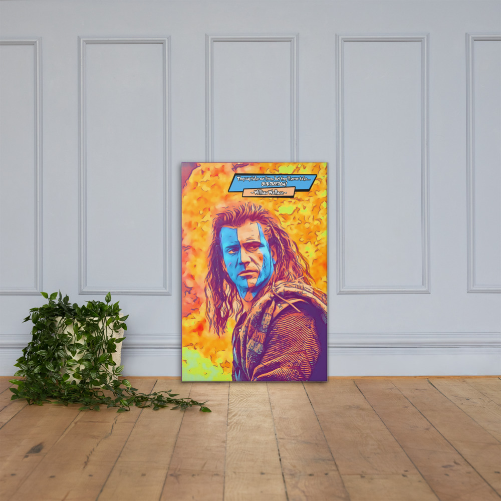 [BRAVEHEART]– Comic Icons Art (Available in 3 formats and 3 different sizes)